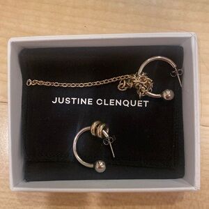 Brand New - Justine Clenquet earrings. Never worn.